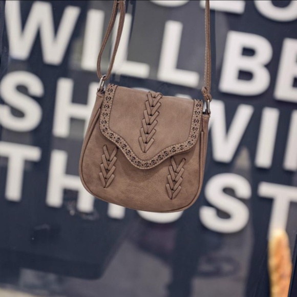 Handbags - Vintage Inspired Khaki Crossbody